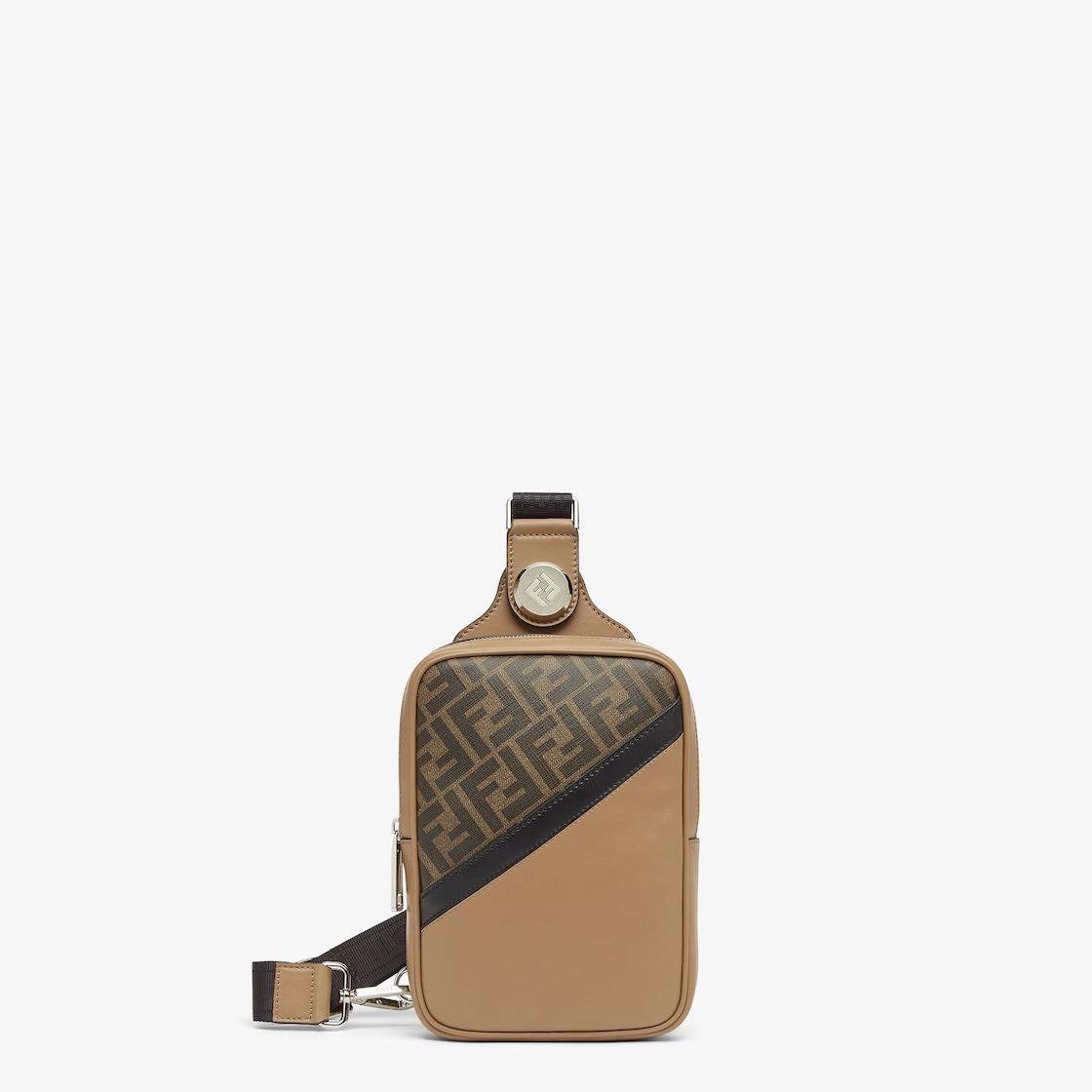 Fendi Diagonal Belt BagBrown FF canvas belt bag Product Image