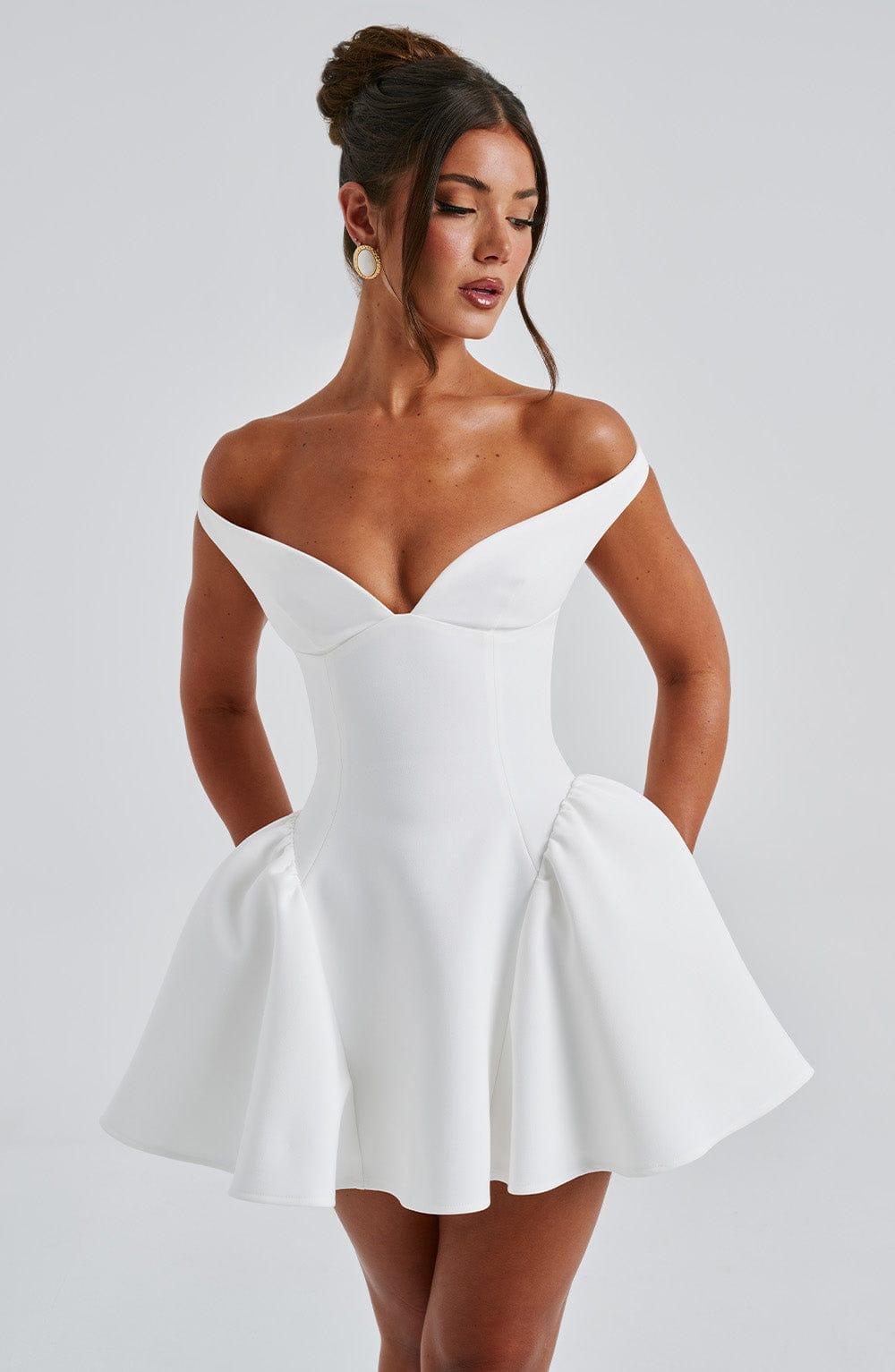 Marla Mini Dress - Ivory Product Image