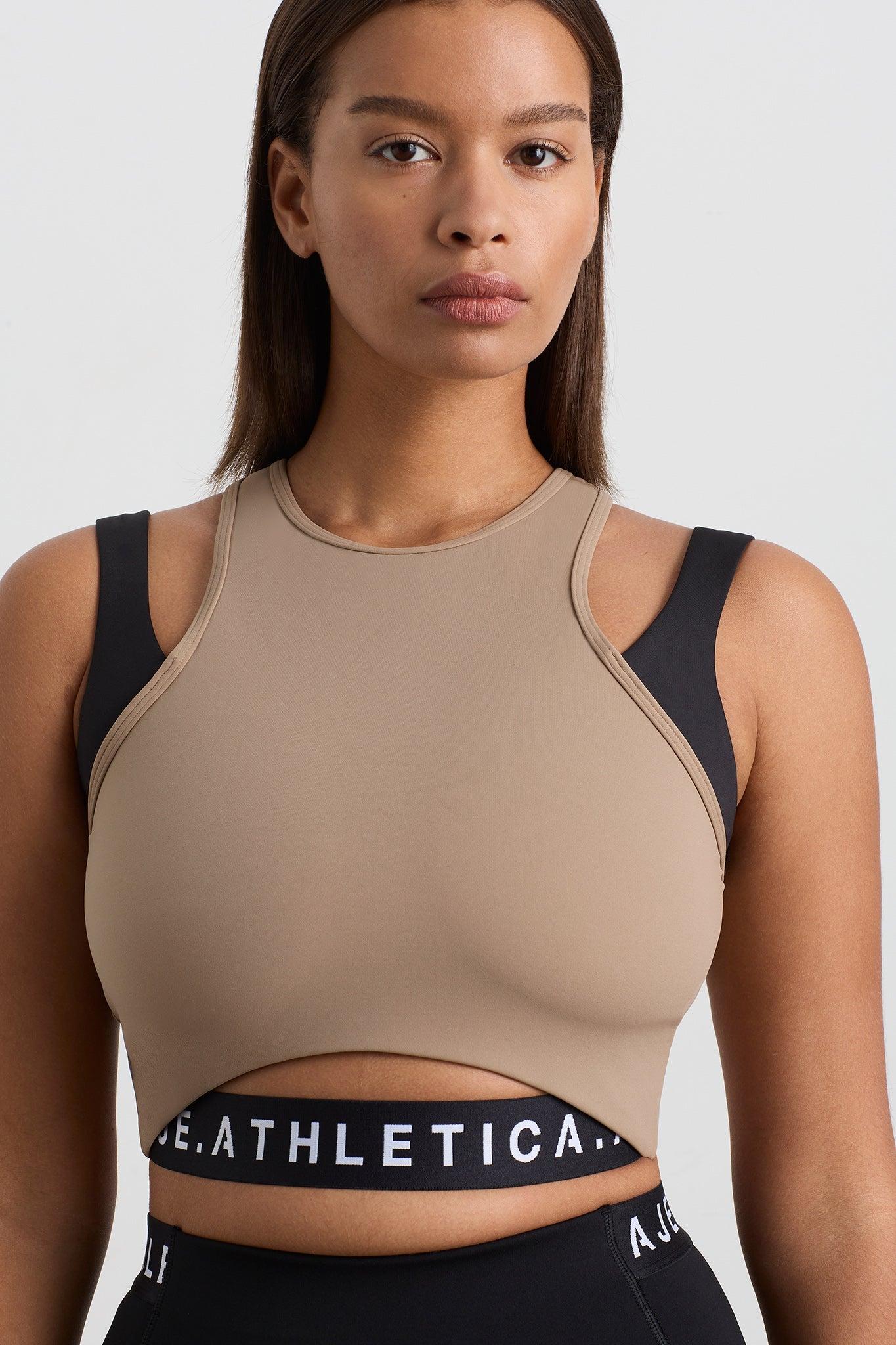Cropped Layered Sport Tank 159 Product Image