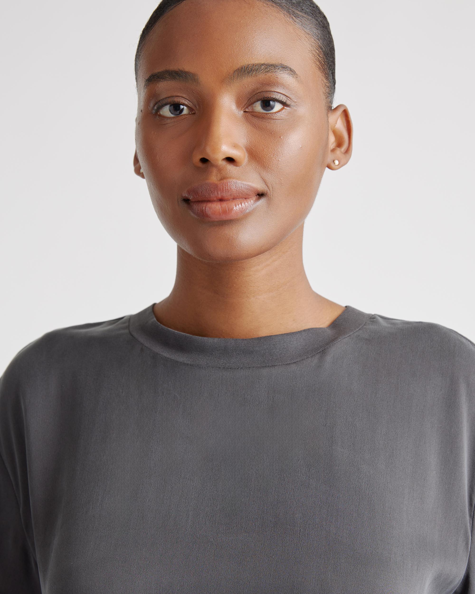 Quince | Women's Pajama T-Shirt Size XL, Silk Product Image