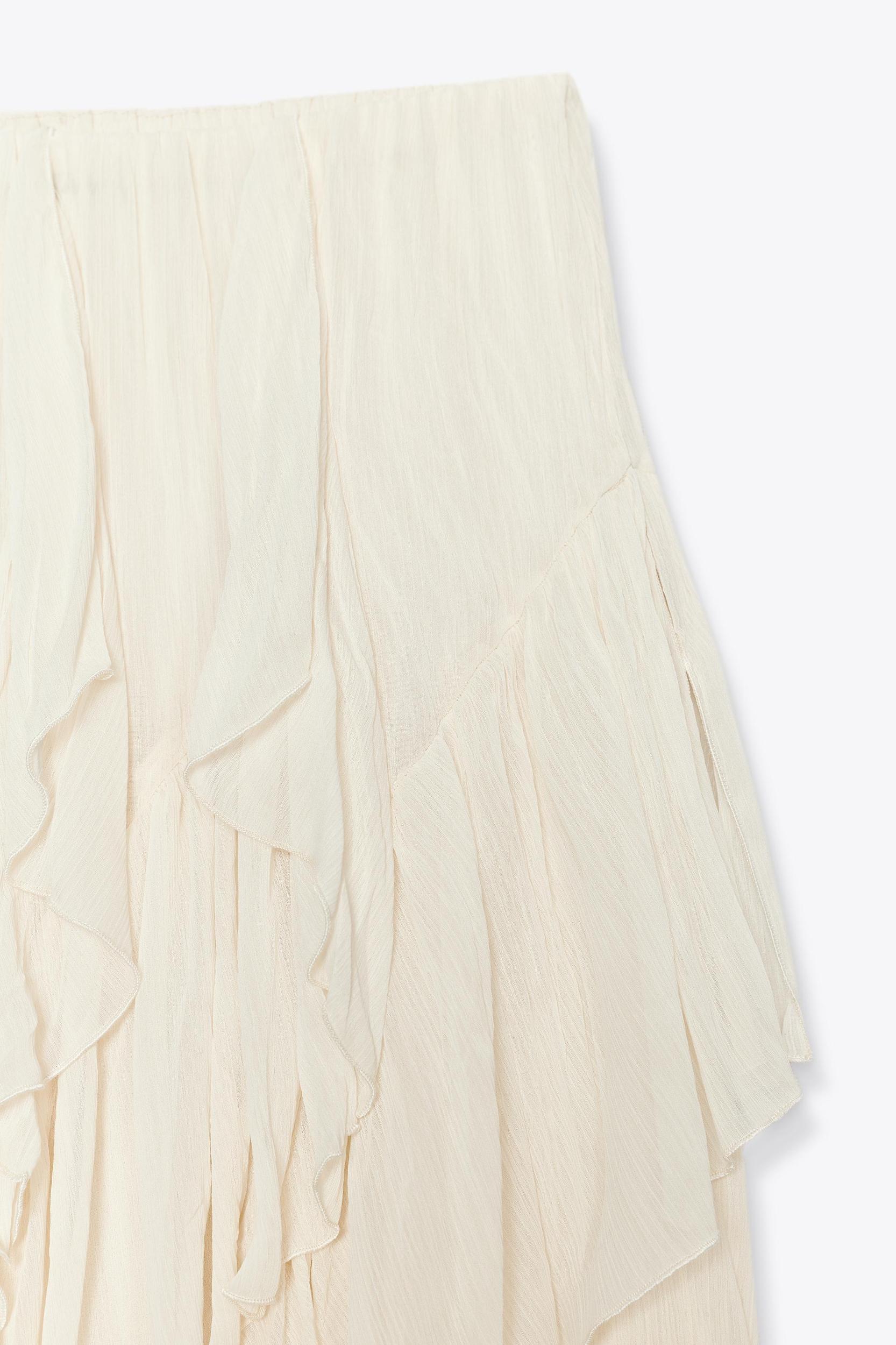 ZW COLLECTION COTTON GAUZE SKIRT Product Image