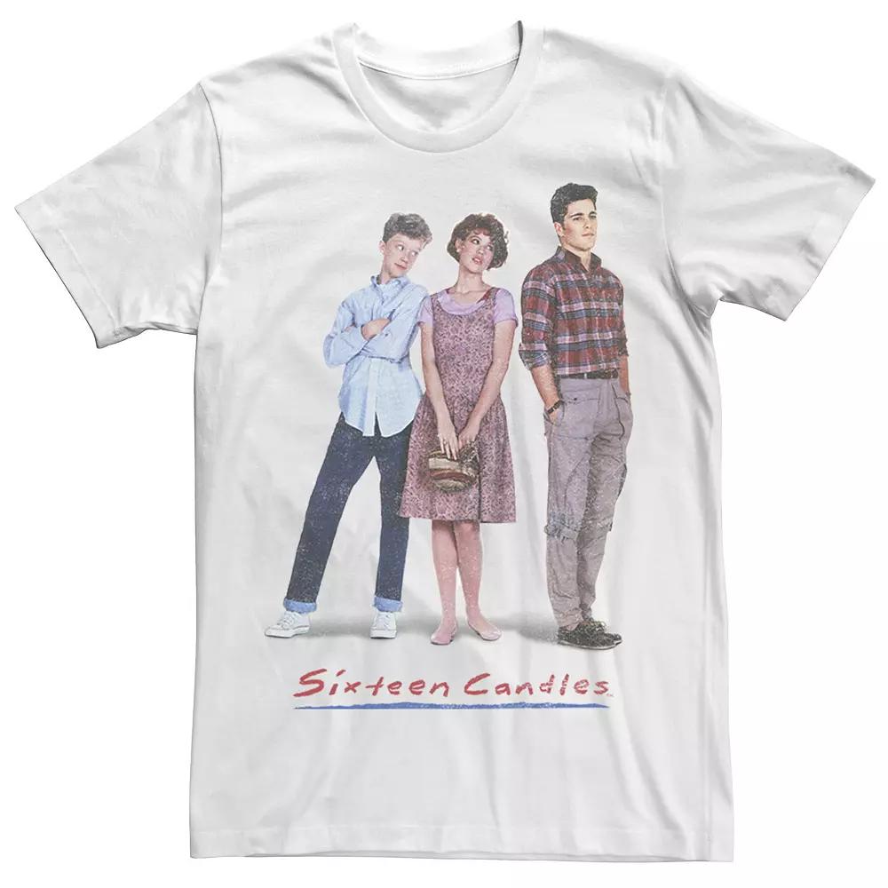 Men's Sixteen Candles Classic Film Poster Tee, Size: 3XL, White Product Image