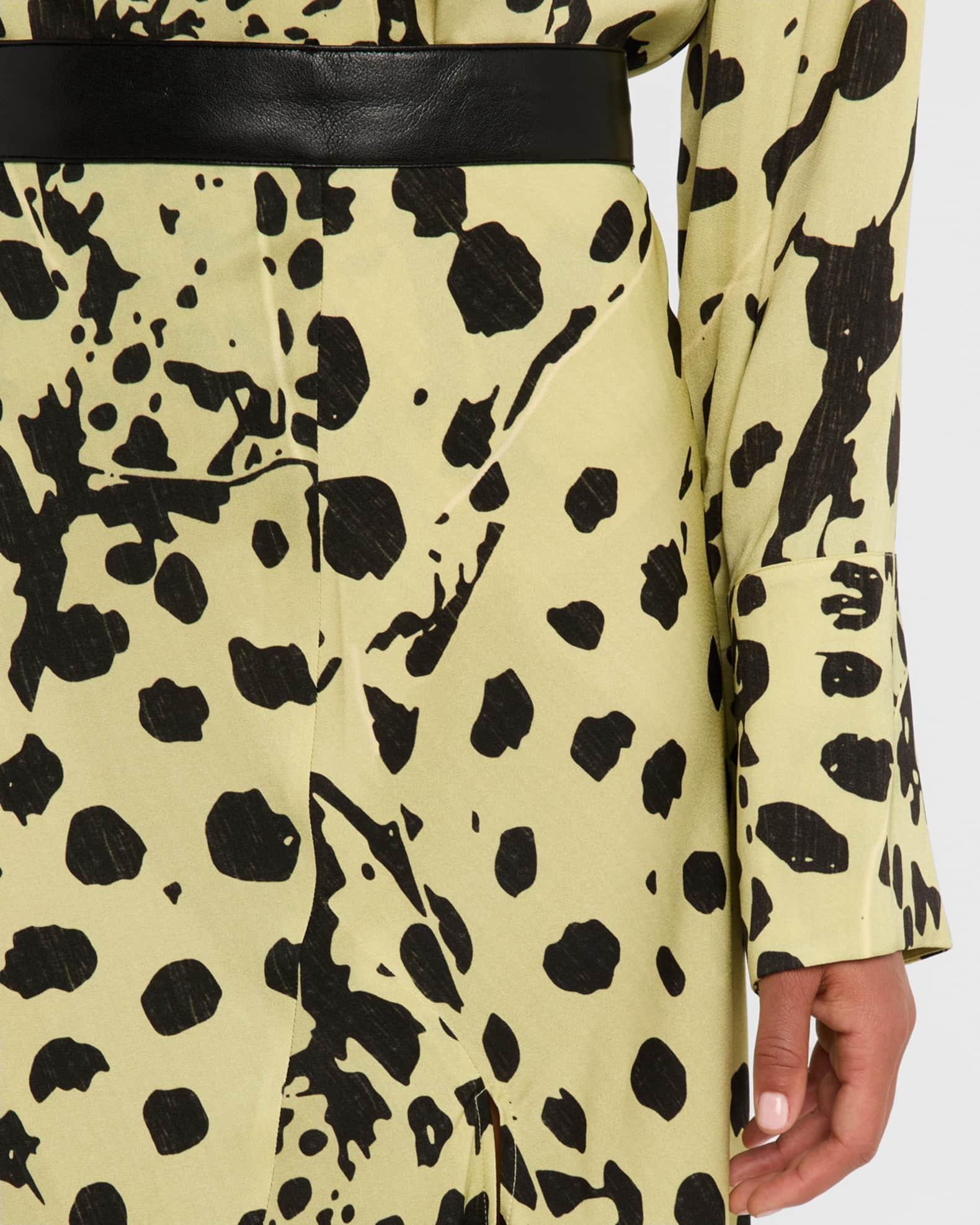 Phile Cheetah-Print Georgette Maxi Skirt Product Image