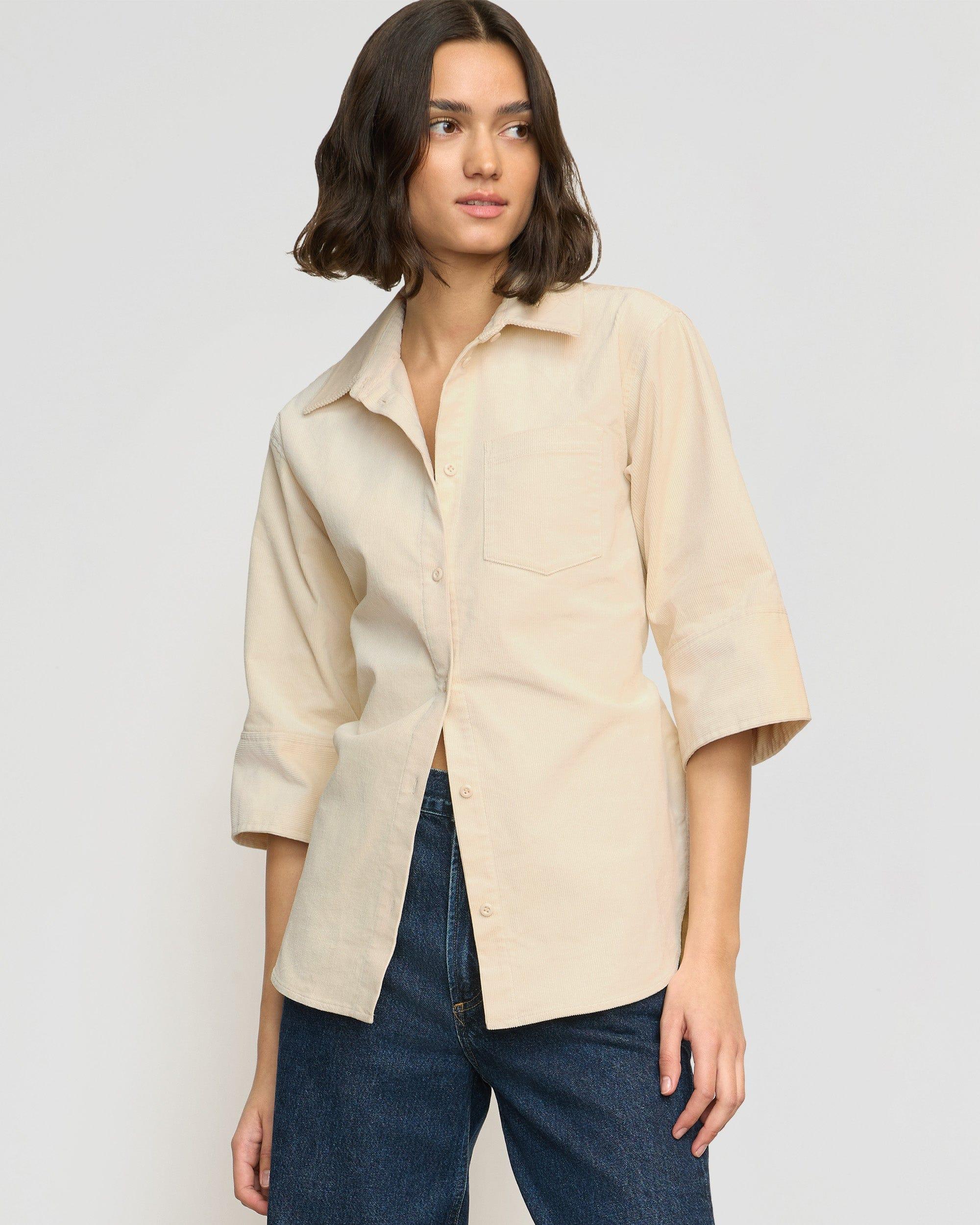 Remi Corduroy Button Shirt Product Image