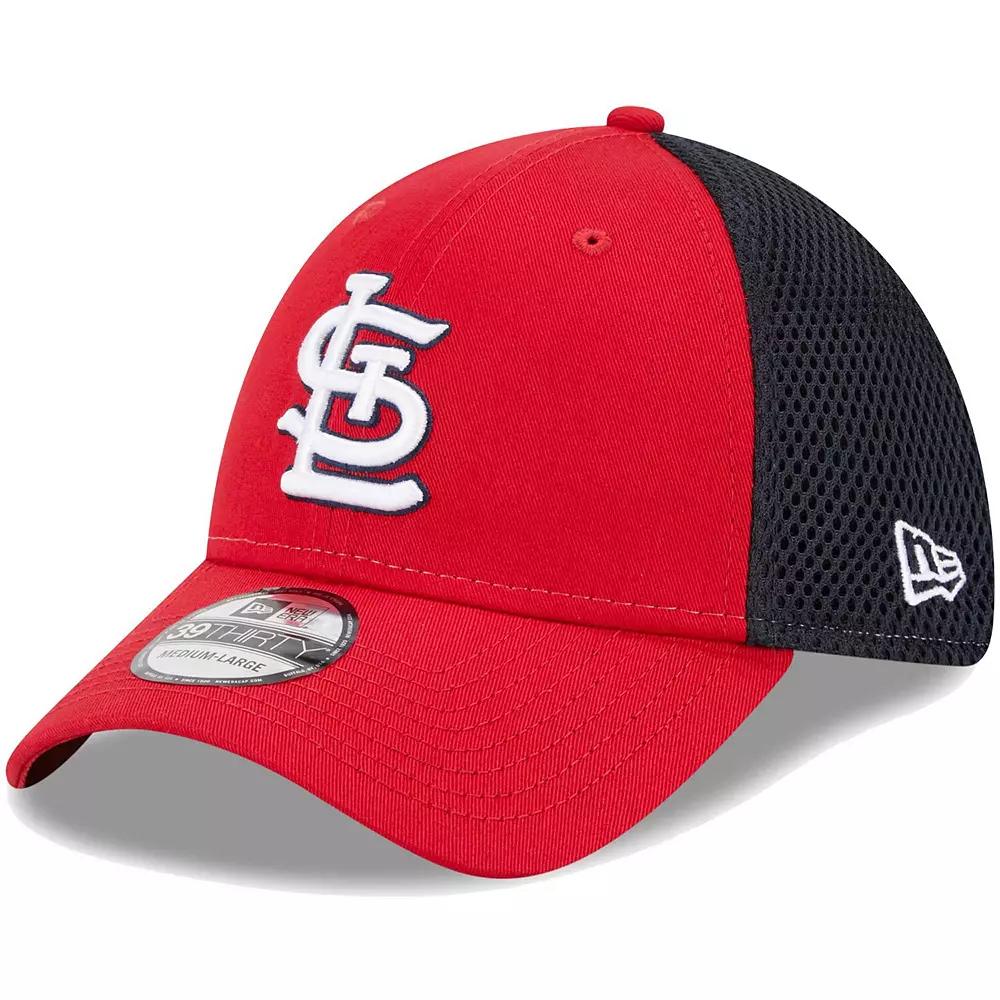 Men's New Era Red St. Louis Cardinals Team Neo 39THIRTY Flex Hat, Size: Medium/Large Product Image