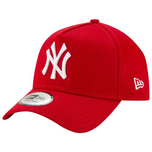 New Era Mens New Era Yankees 940M Crown A Frame Cap - Mens White/Scarlet Product Image