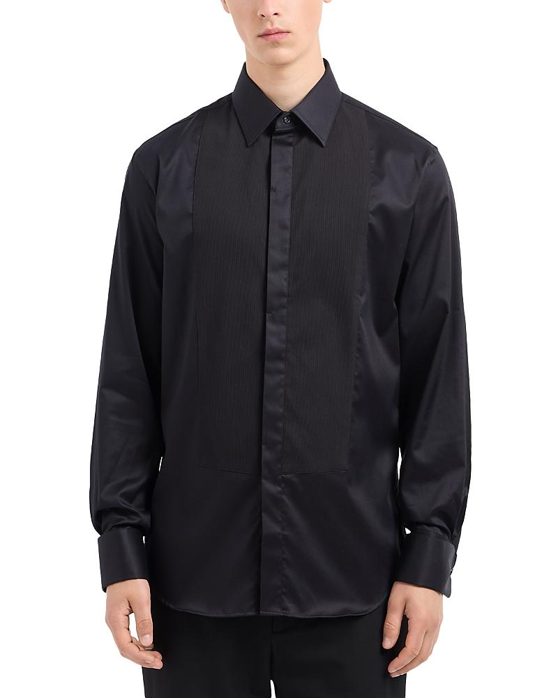 Emporio Armani Bib-Front Slim Fit Tuxedo Shirt Product Image