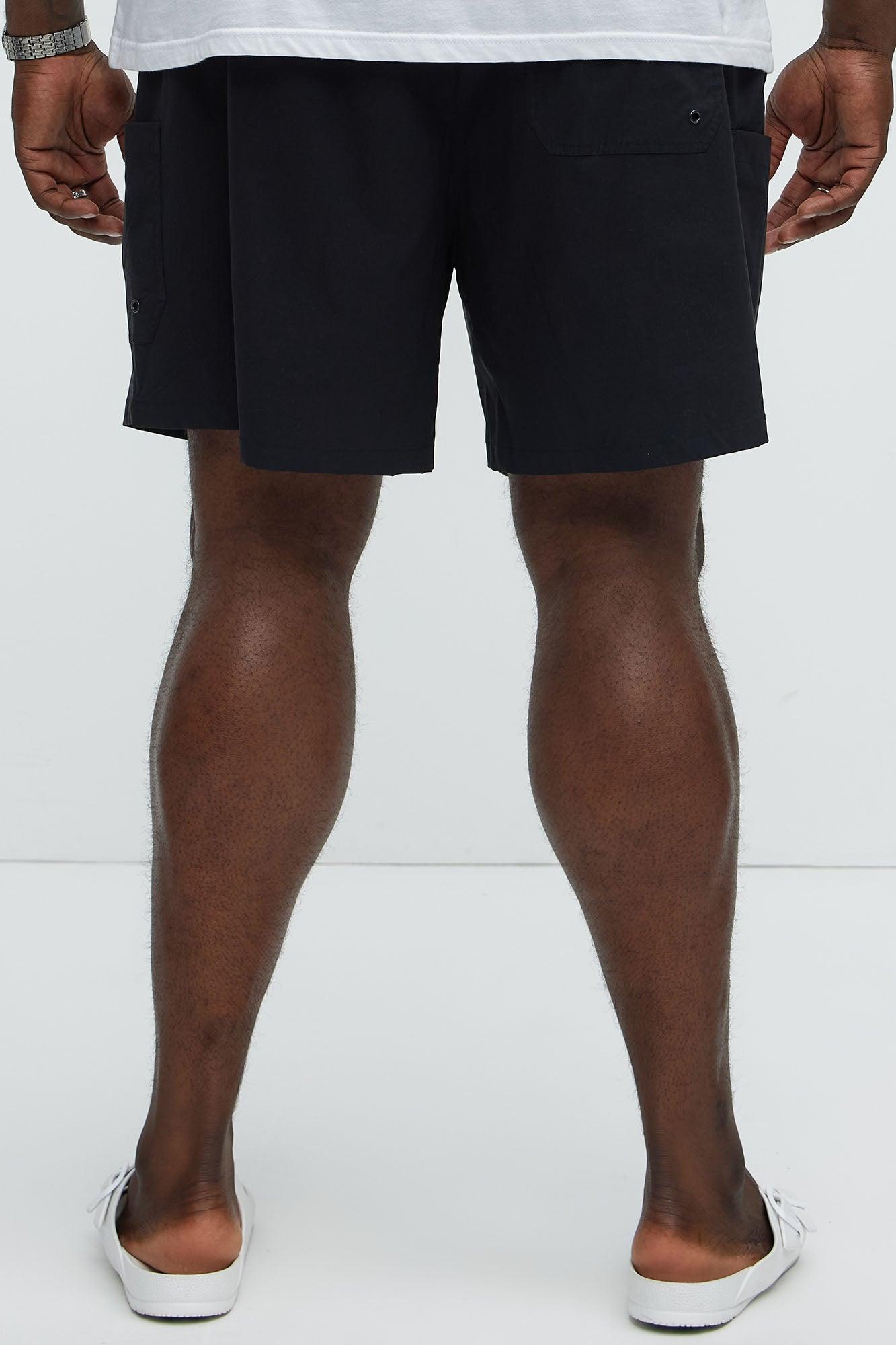 Fortified Pocket Swim Classic Trunk - Black Product Image