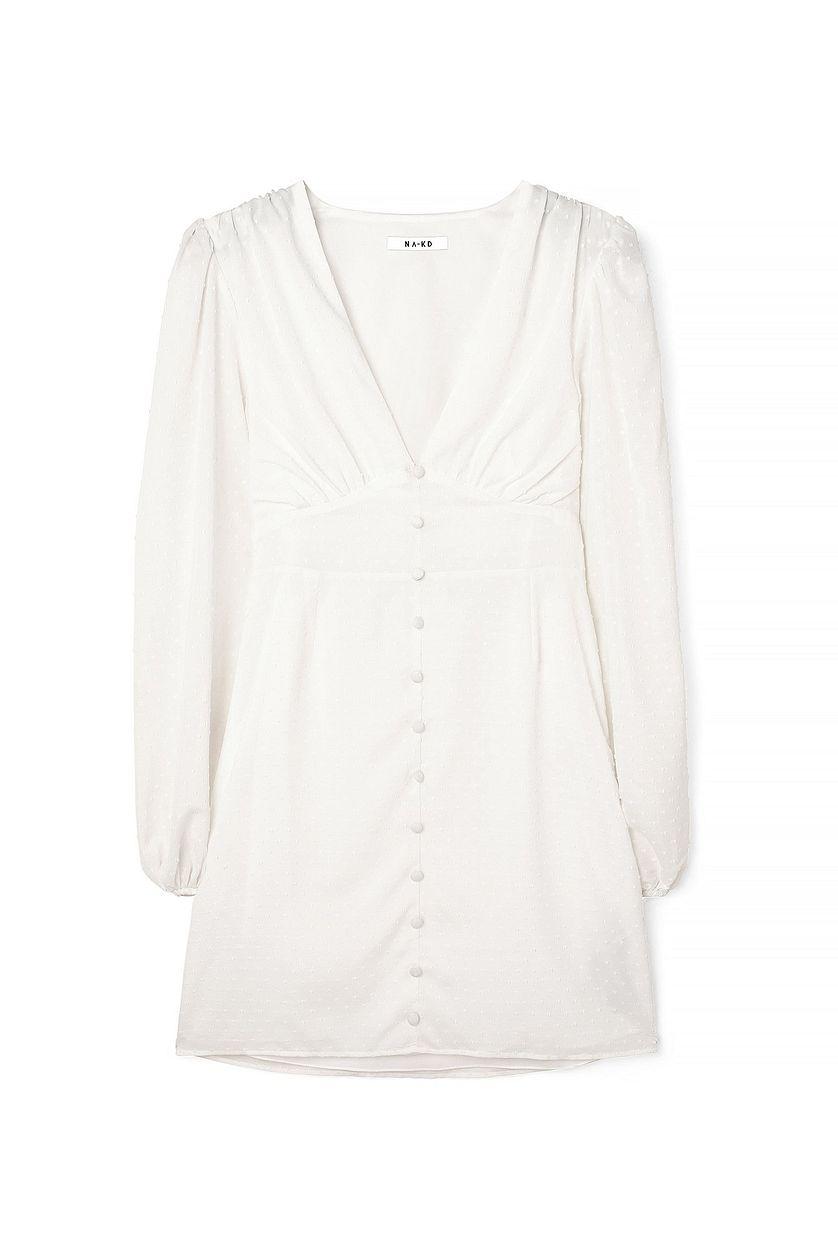 Dobby Dot Chiffon Dress Product Image