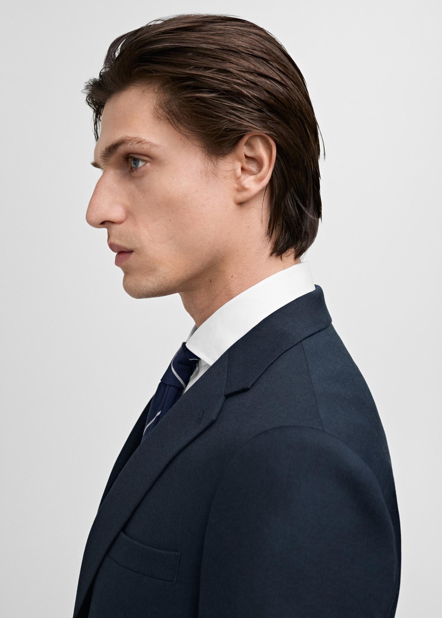Milan slim-fit suit blazer - Men | MANGO USA Product Image