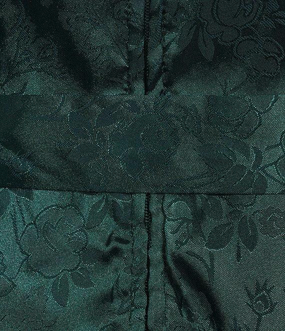 B. Darlin Floral Print Long Sleeve Tie Waist Tiered Fit & Flare Dress Product Image