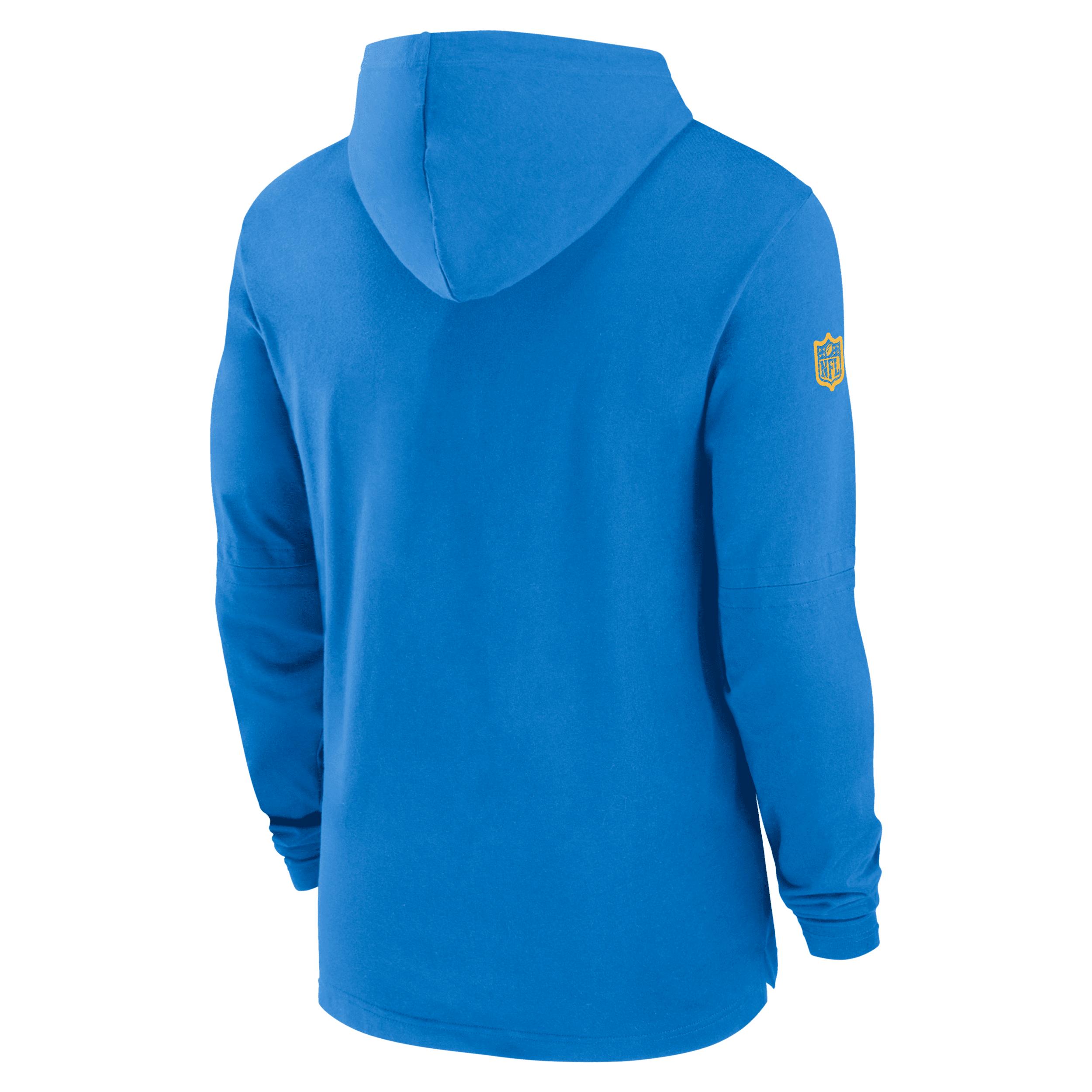 Los Angeles Chargers Sideline Nike Men's Dri-FIT NFL Long-Sleeve Hooded Top Product Image