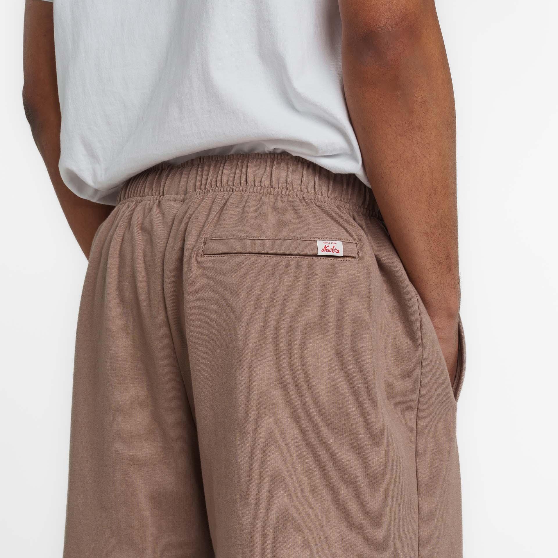 New Era Branded Alden Taupe Gray Sweatshorts Male Product Image