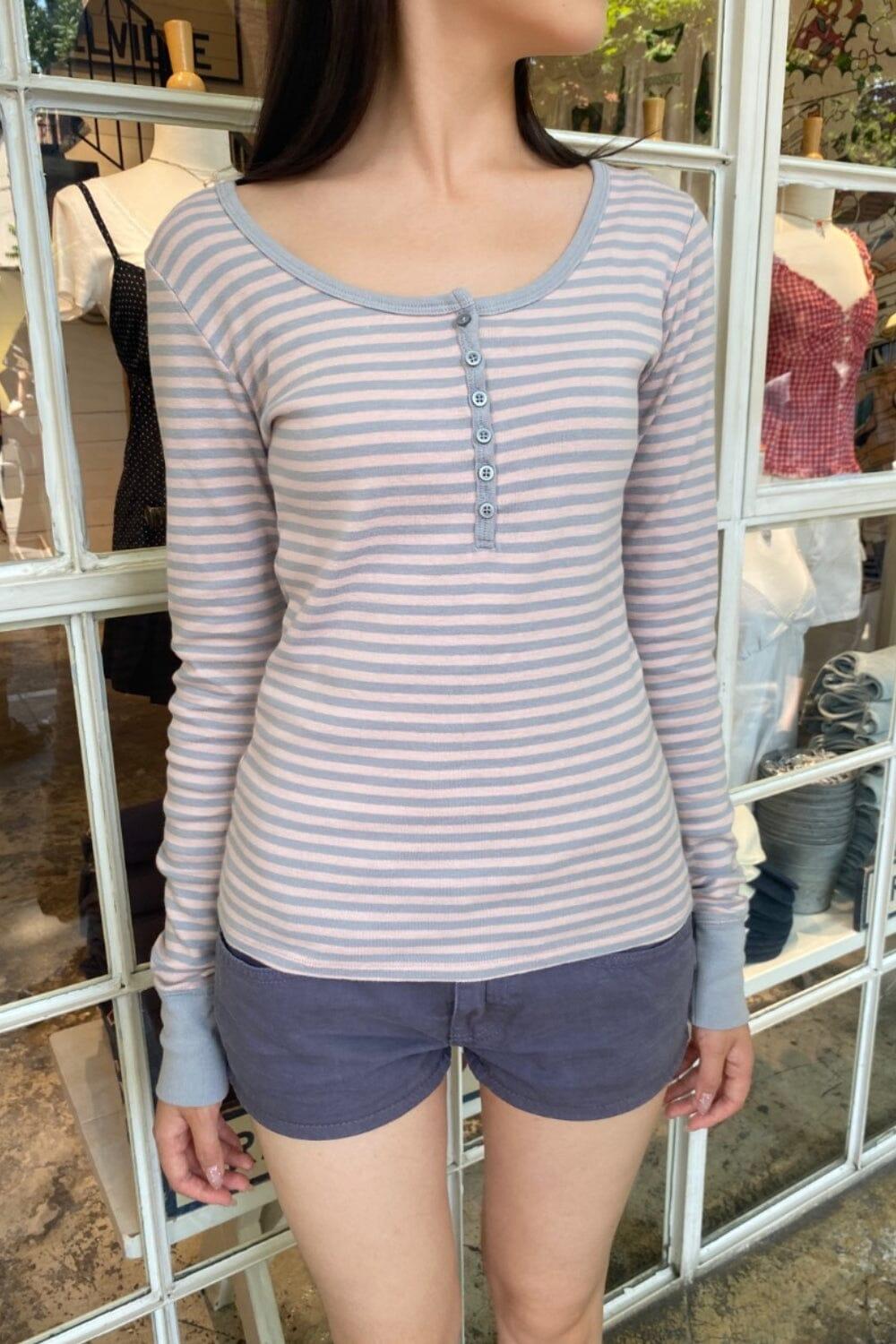 Zelly Striped Top Product Image