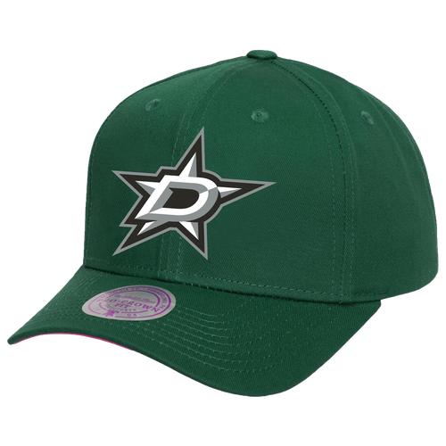 Men's Mitchell & Ness Kelly Green Dallas Stars Core Team Ground Pro Adjustable Hat, Str Green Product Image