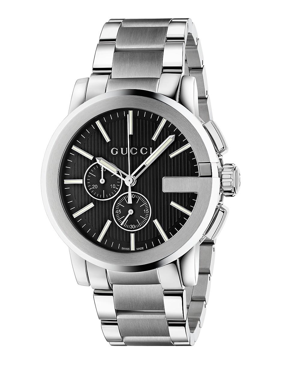 Mens G-Chrono Stainless Steel Watch Product Image