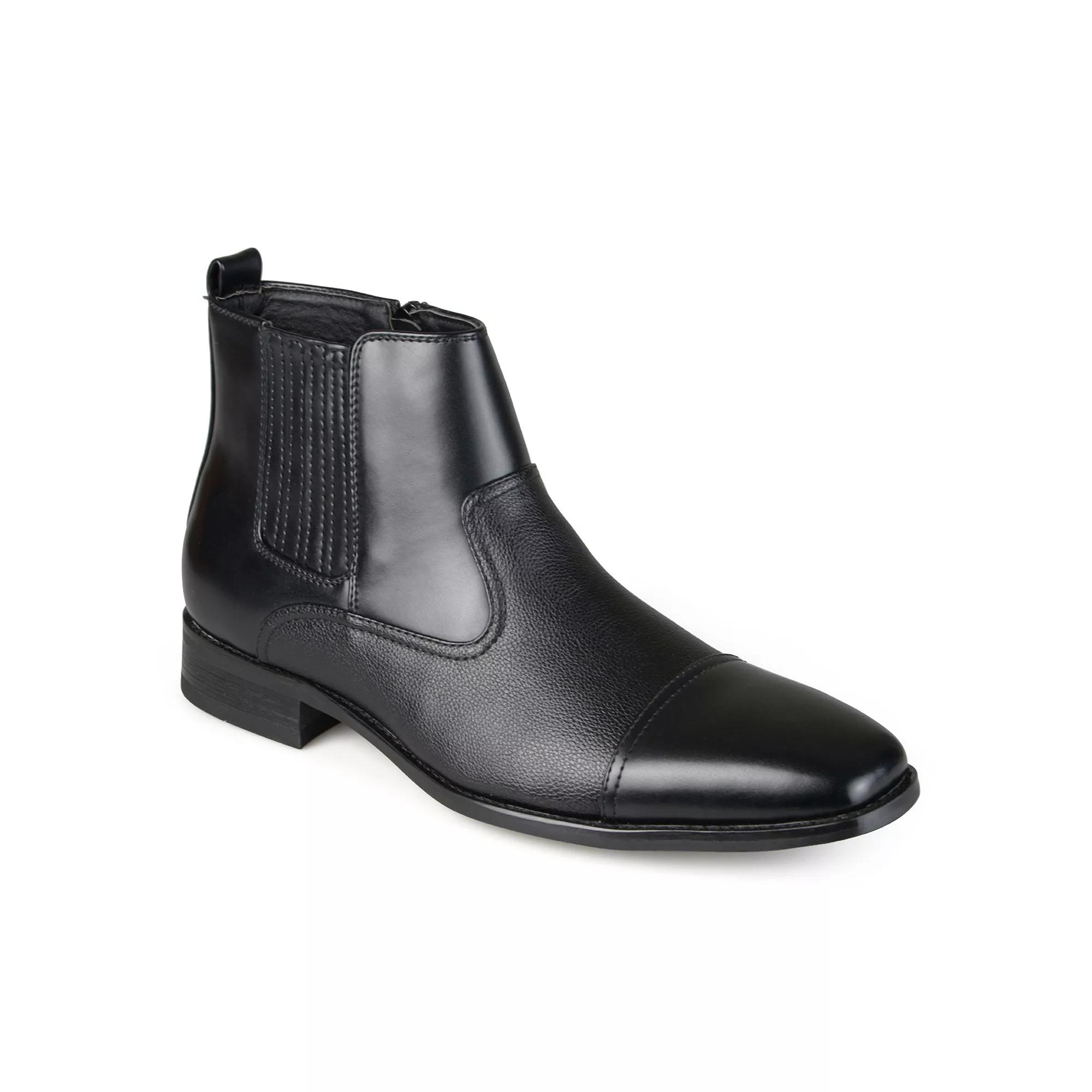 VANCE Alex Men's Cap-Toe Dress Boots, Size: 11, Black Product Image