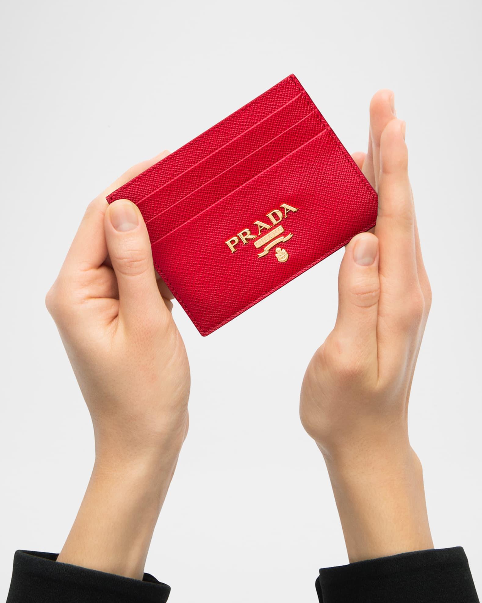 Logo Leather Card Holder Product Image