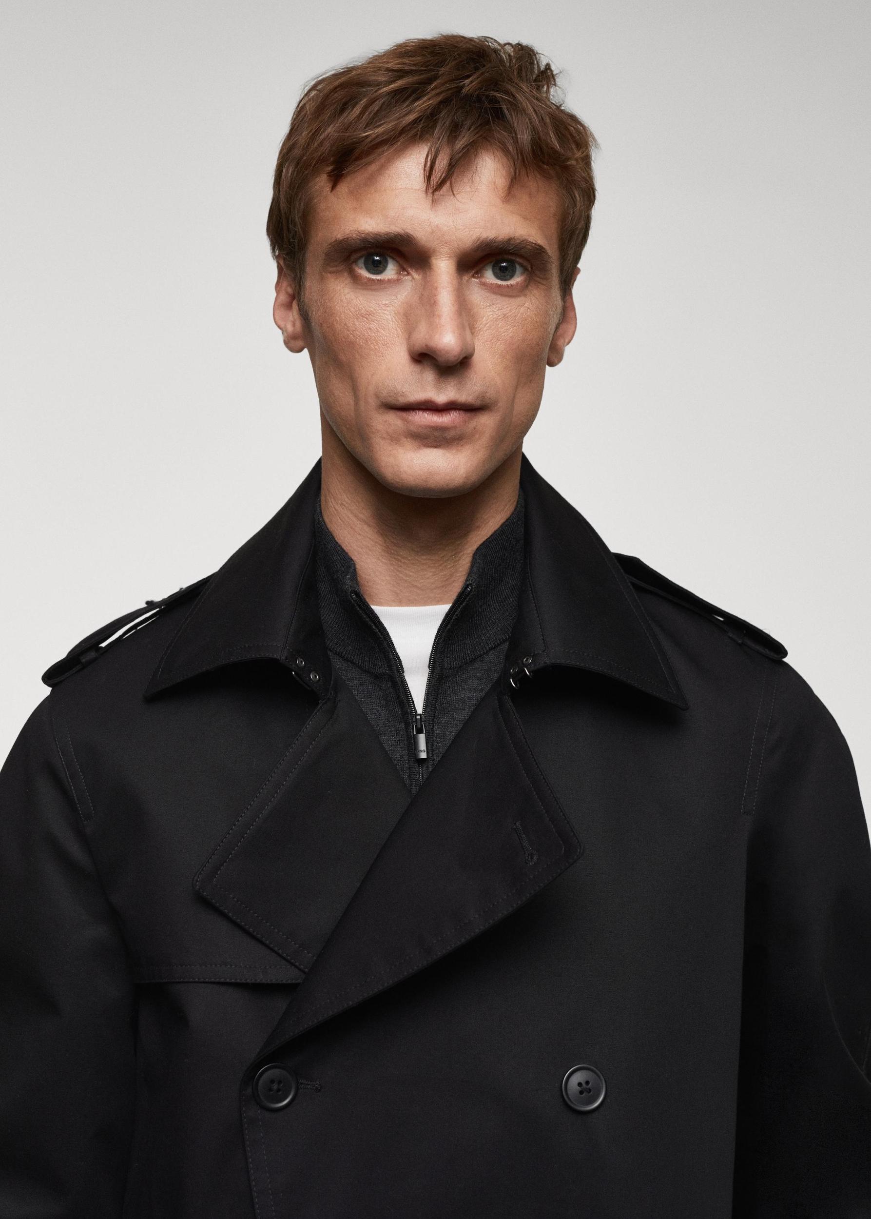 Classic water-repellent trench coat - Men | MANGO USA Product Image