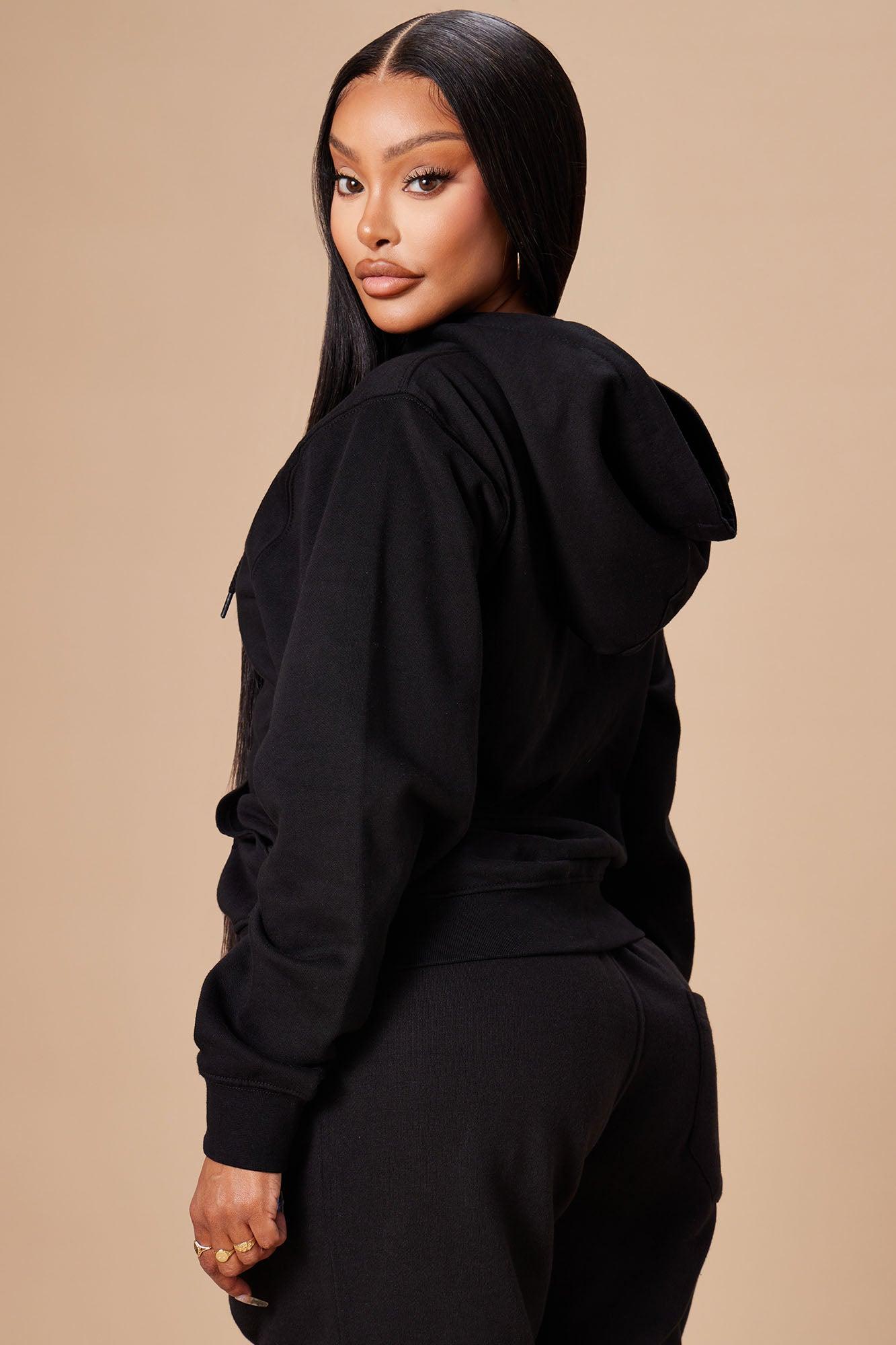 Stole Your Boyfriend's Oversized Hoodie - Black Product Image