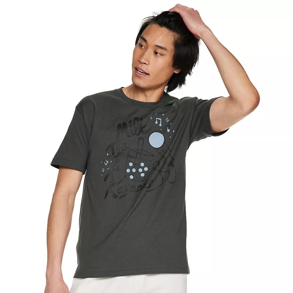 Men's Milk Tea Karaoke Tee,  Product Image