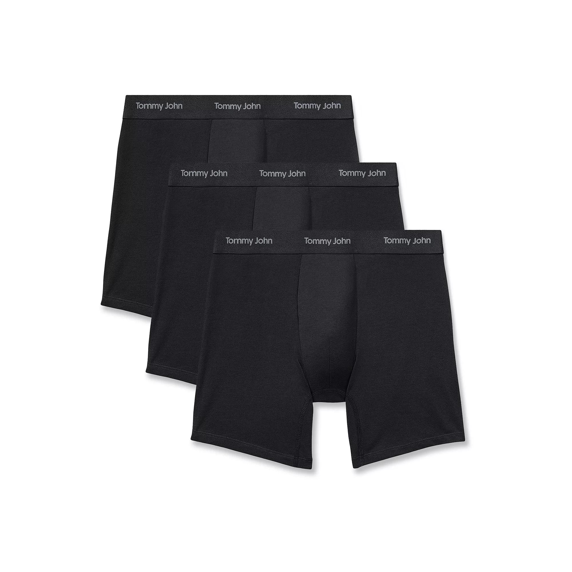 Mens Tommy John 3-Pack Luxe Modal Boxer Briefs Product Image