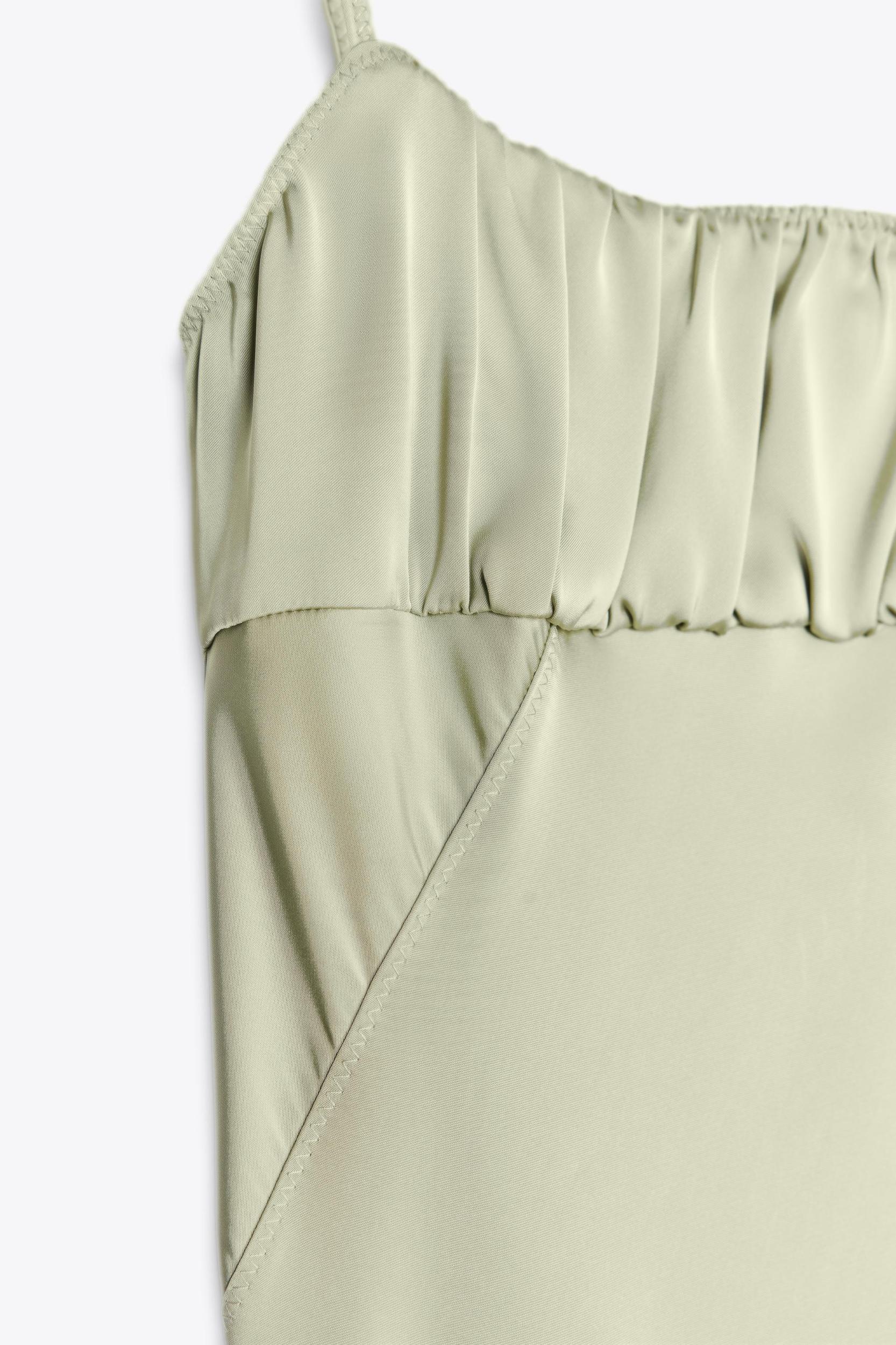 SATIN SLIP DRESS Product Image