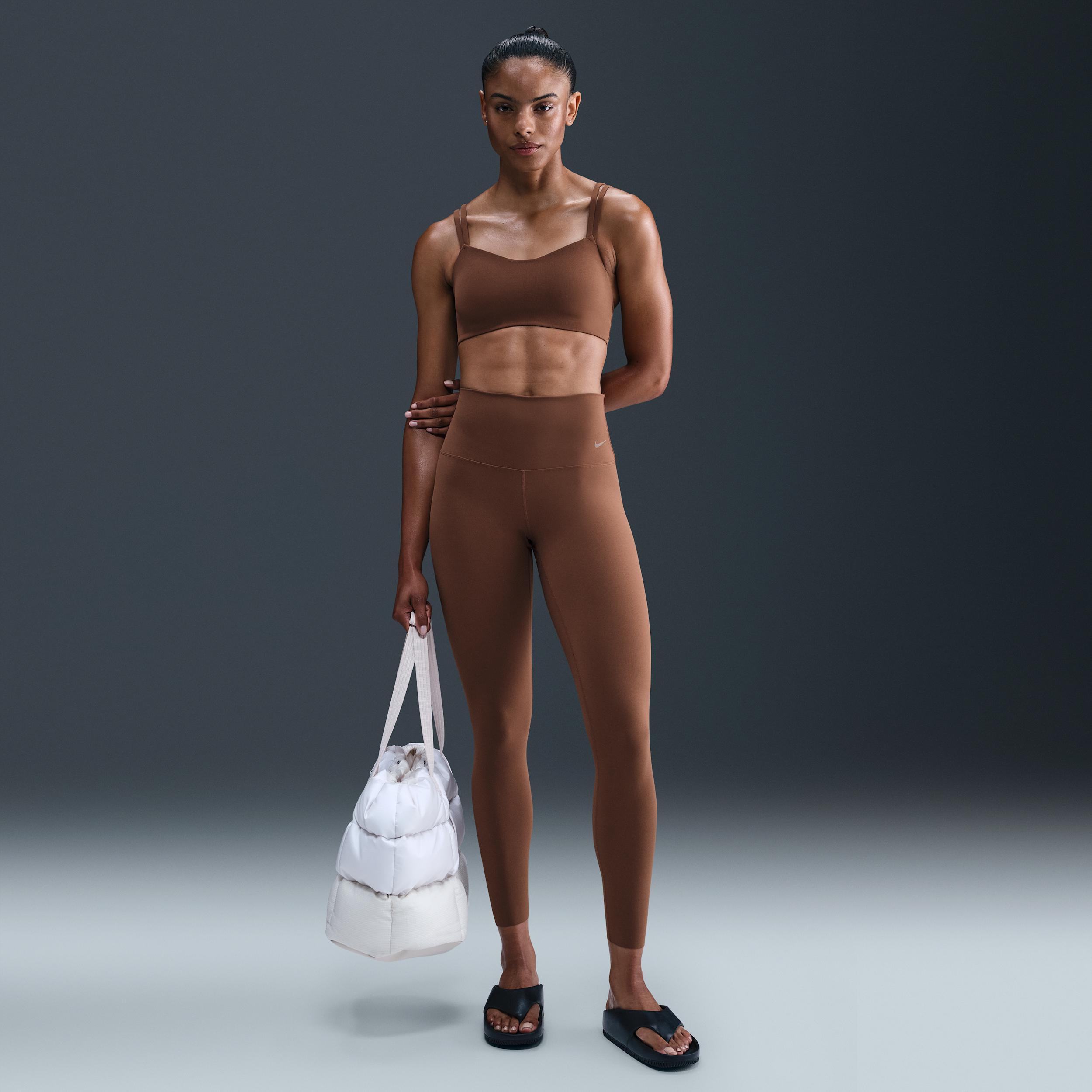 Nike Womens Zenvy Strappy Light-Support Padded Sports Bra | DO6608-265 Product Image