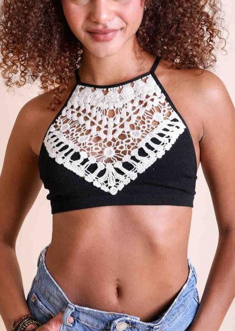 Boho Crochet Bralette Product Image