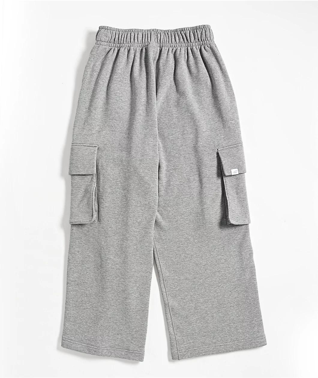 Nike Sportswear Dance Heather Grey Oversized Sweatpants Product Image