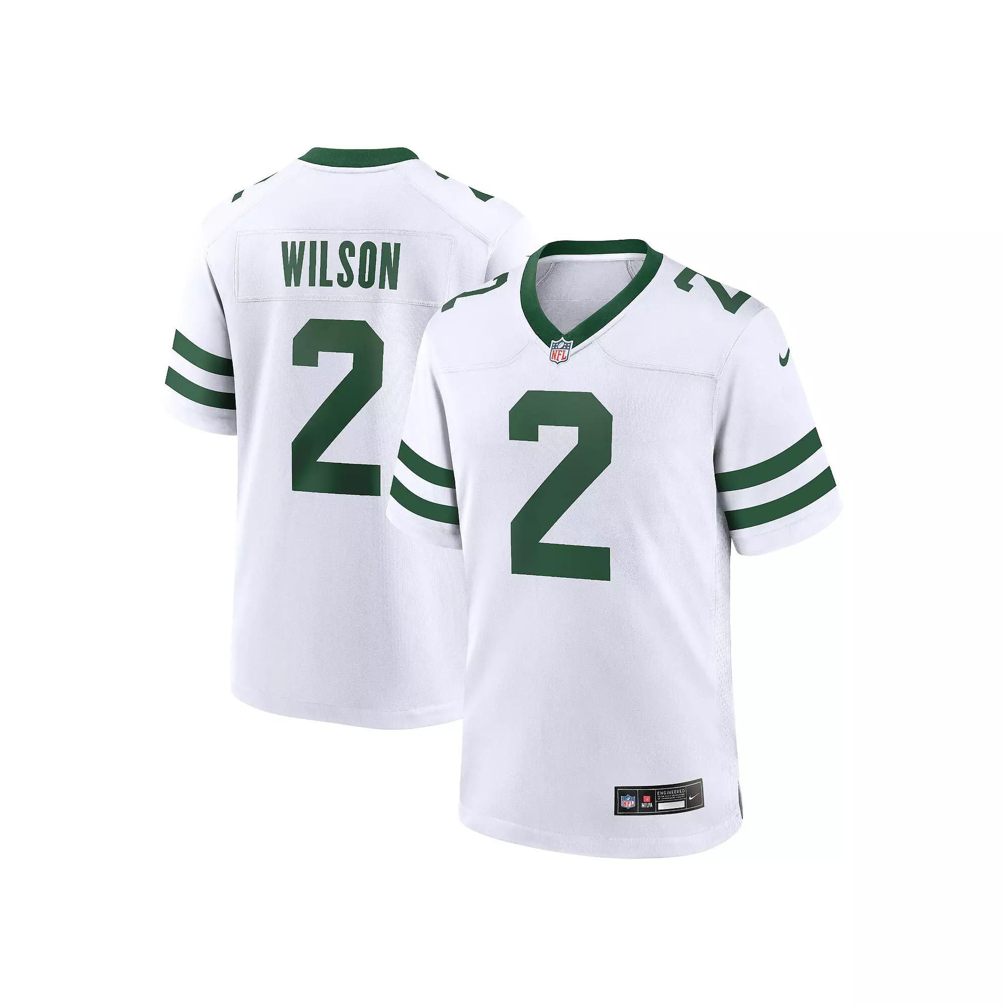 Men's Nike Zach Wilson White New York Jets Alternate Game Jersey, Size: XL Product Image