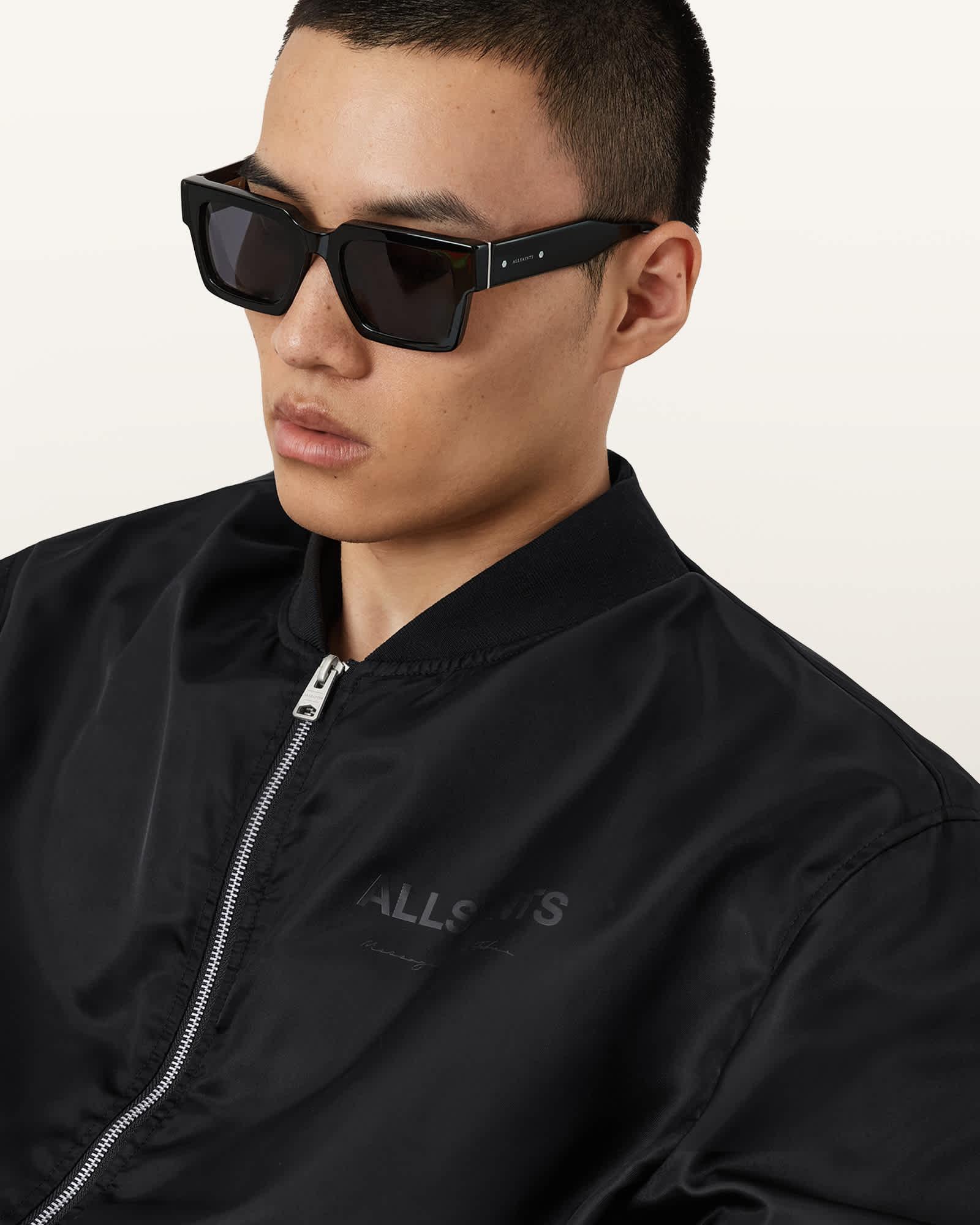 Future Bomber Jacket Black | ALLSAINTS US Product Image