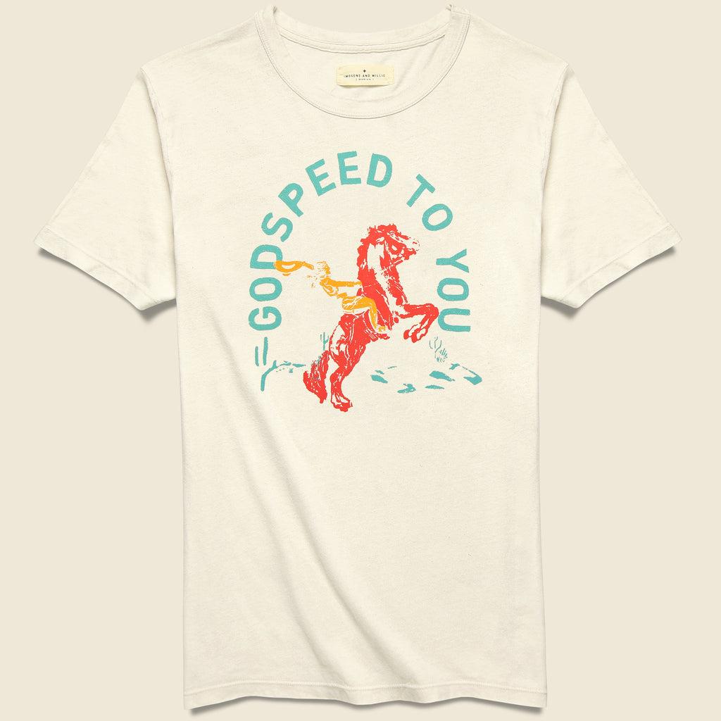 Austin Record Tee - Vintage White Product Image