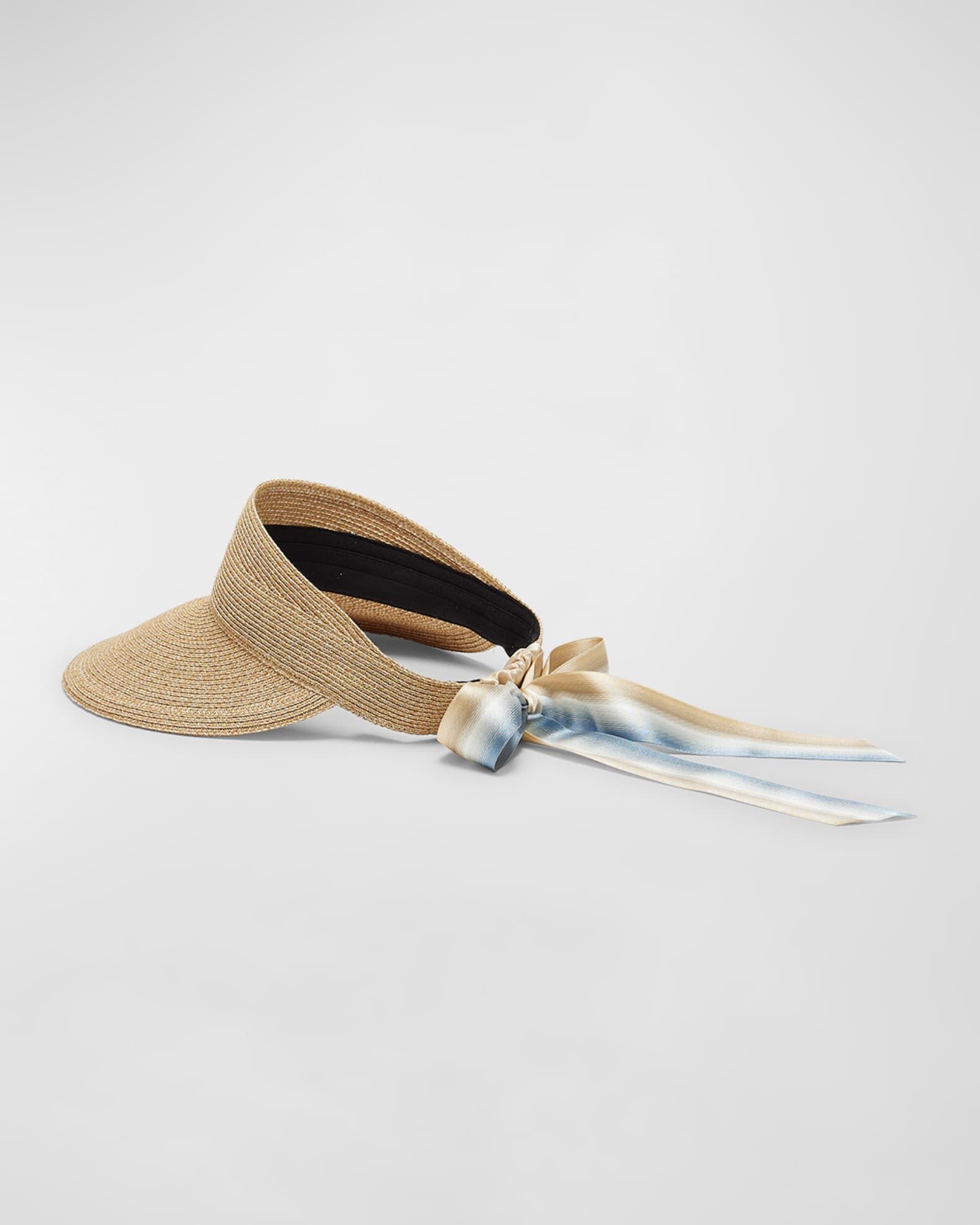 Ricky Braided Straw Visor  Product Image