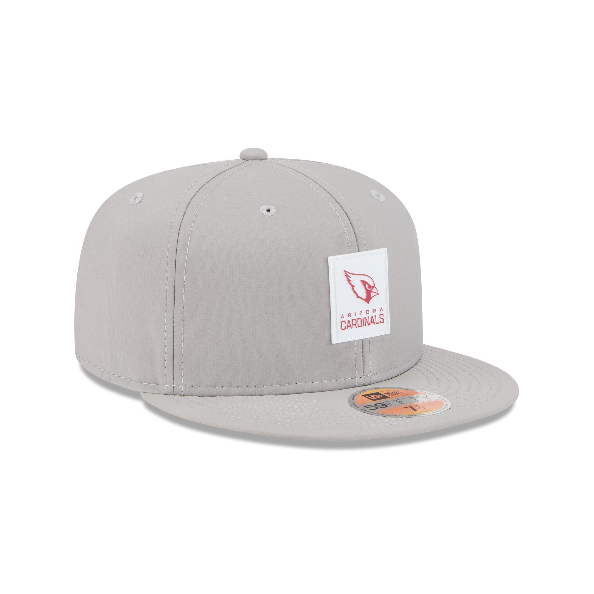 Arizona Cardinals 2025 Sideline Hot Weather Gray 59FIFTY Fitted Hat Male Product Image