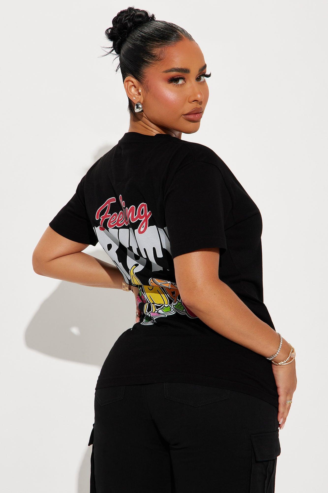 Feeling Fruity Graphic Tee - Black Product Image