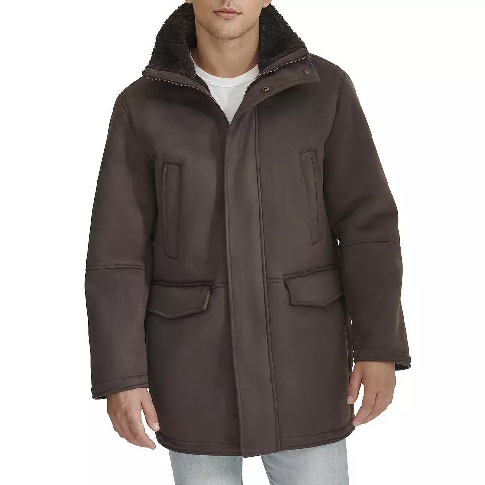 Men's Dockers® Faux Shearling 34" Walking Coat,  Product Image