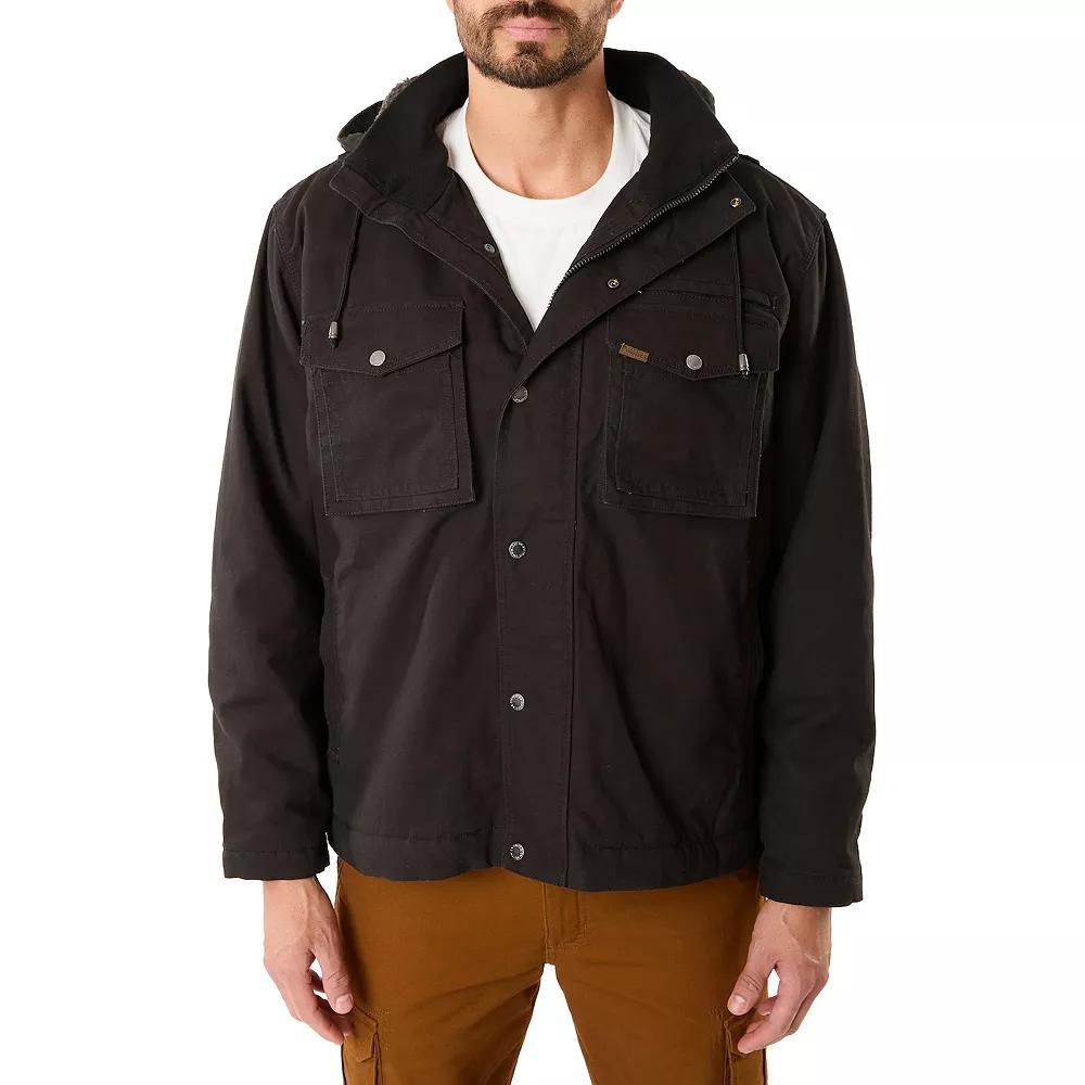 Smith's Workwear Sherpa-Lined Duck Canvas Hooded Work Jacket, Men's,  Product Image