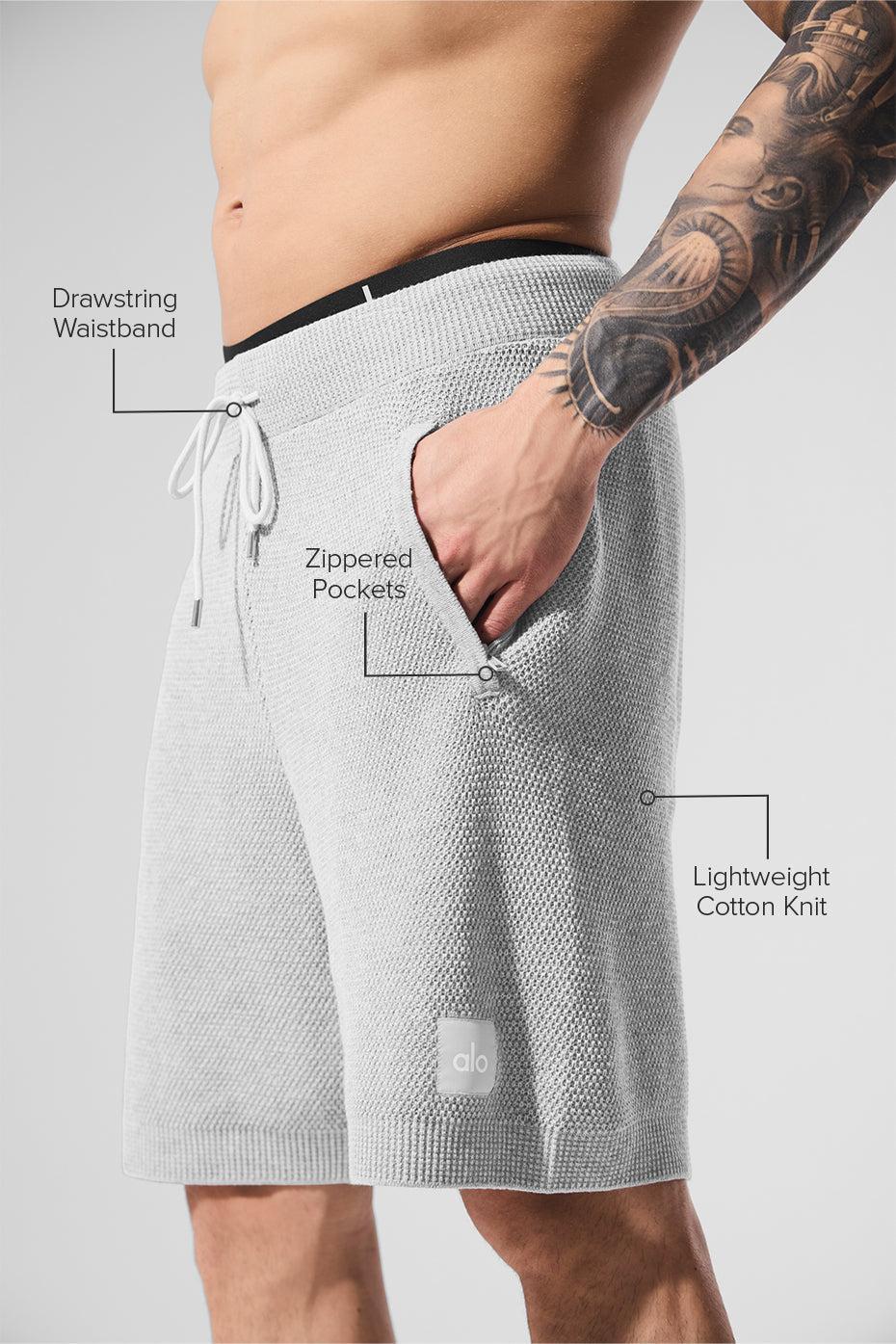 7" Sports Club Sweater Knit Short - Athletic Heather Grey Product Image