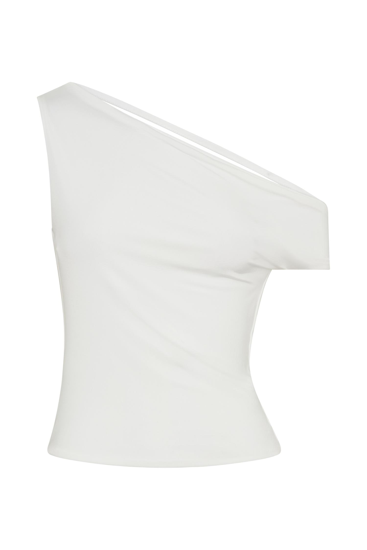 Kacey Slinky Off Shoulder Top - White Product Image