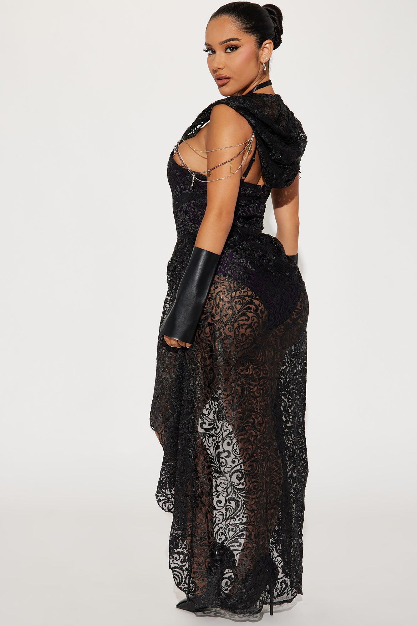 Dark Priestess 2 Piece Costume Set - Black/combo Product Image