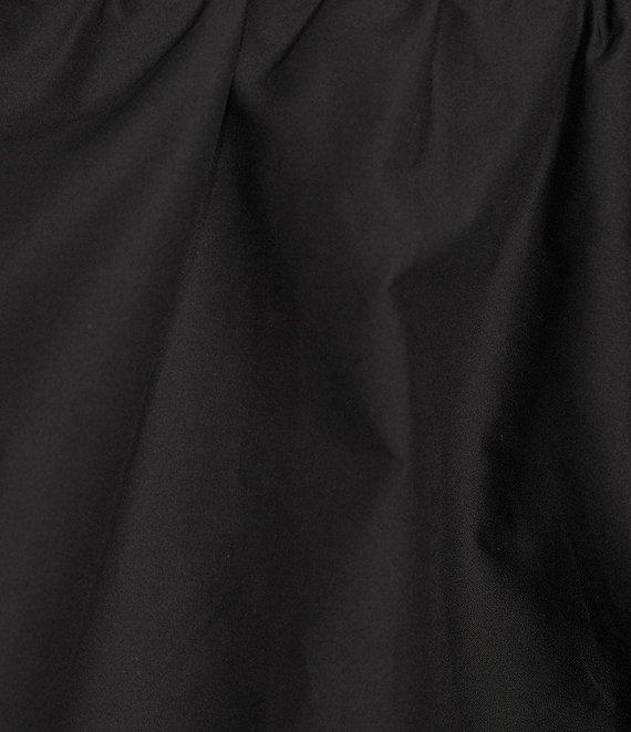 Skies Are Blue Elastic Waist Bubble Hem Mini Skirt Product Image