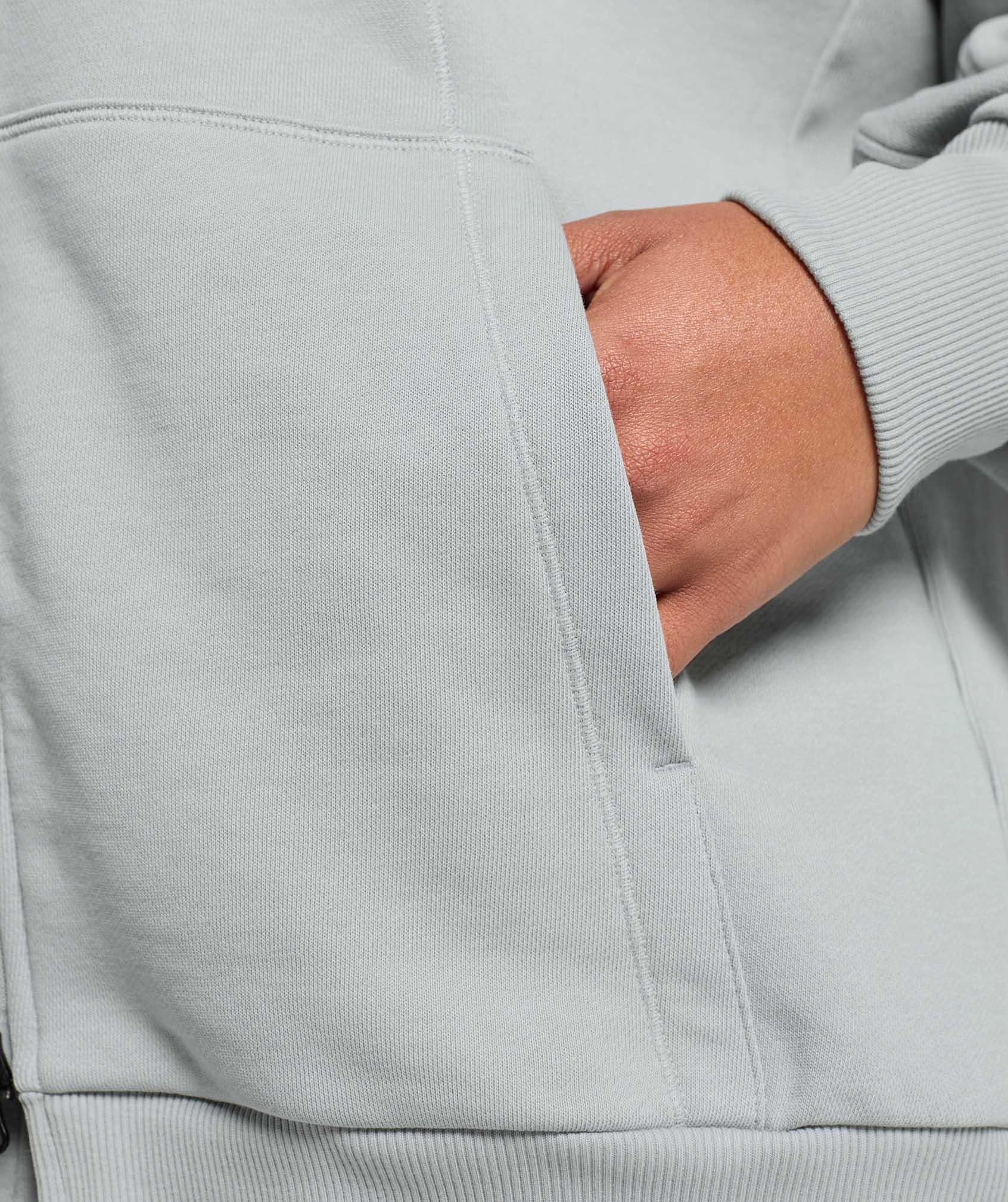 Gymshark Power Hoodie - Silver Grey Female Product Image