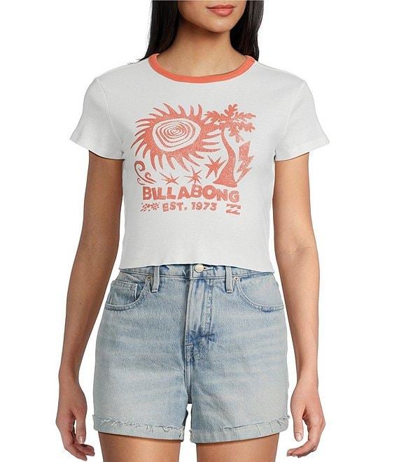 Billabong Electric Feeling Short Sleeve Cropped T-Shirt Product Image