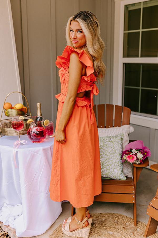 Galveston Coast Midi In Orange Product Image