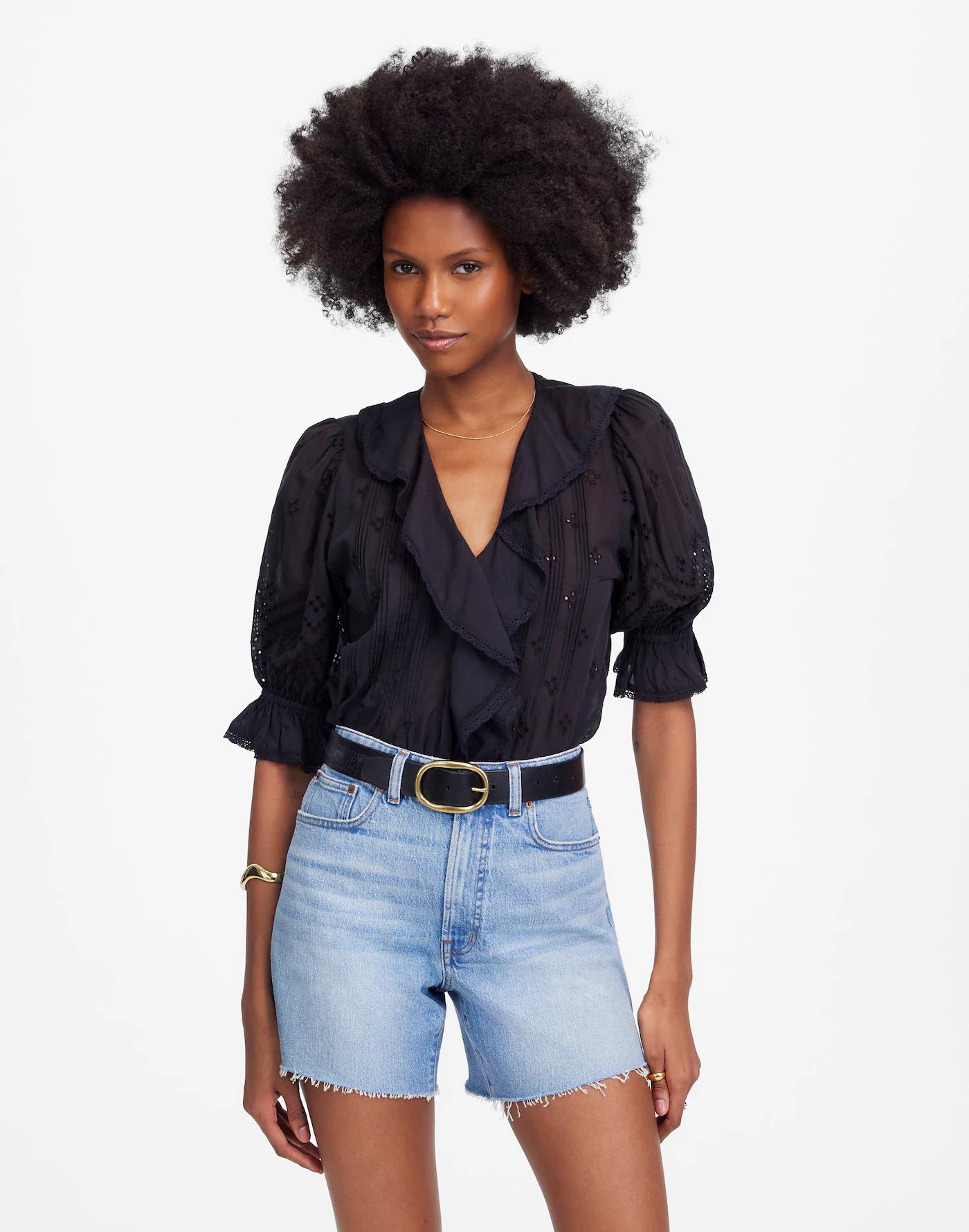 The Perfect Vintage Mid-Length Jean Short Product Image