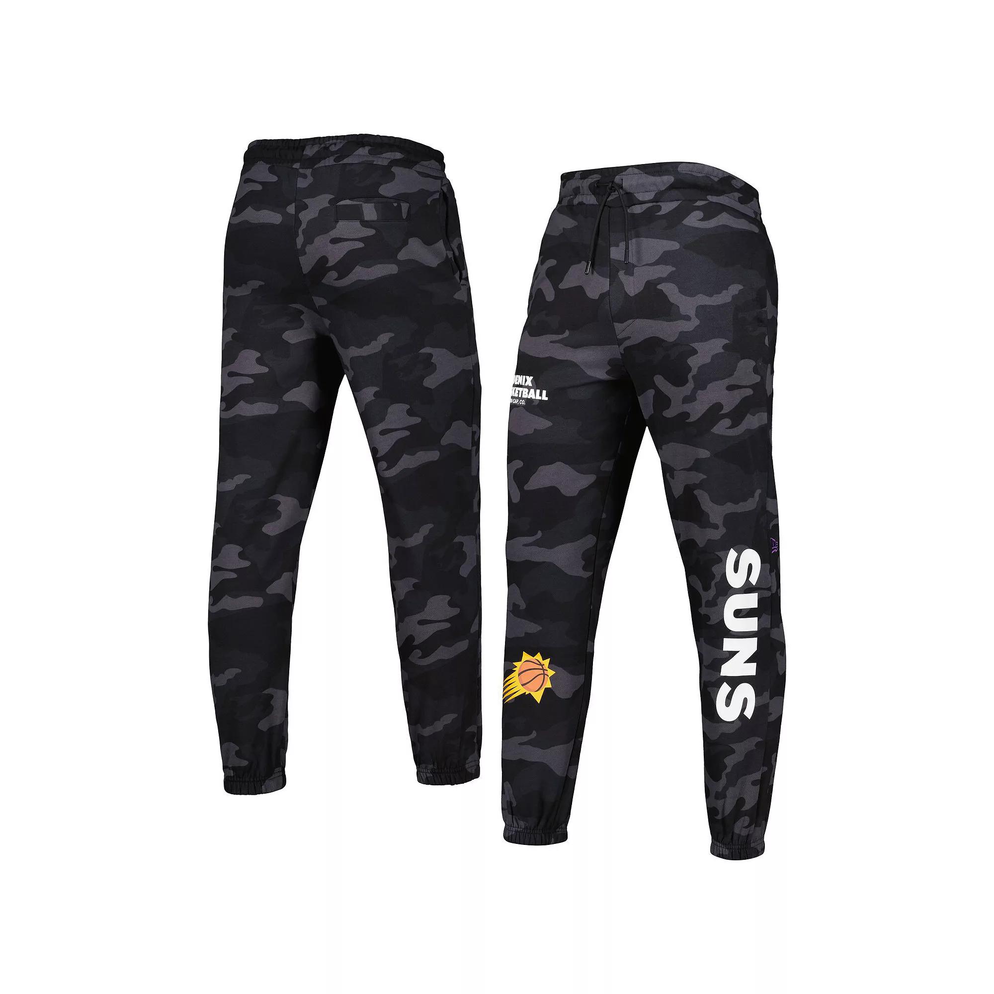 Men's New Era Black/Camo Phoenix Suns Tonal Joggers, Size: Medium, Phx Black Product Image