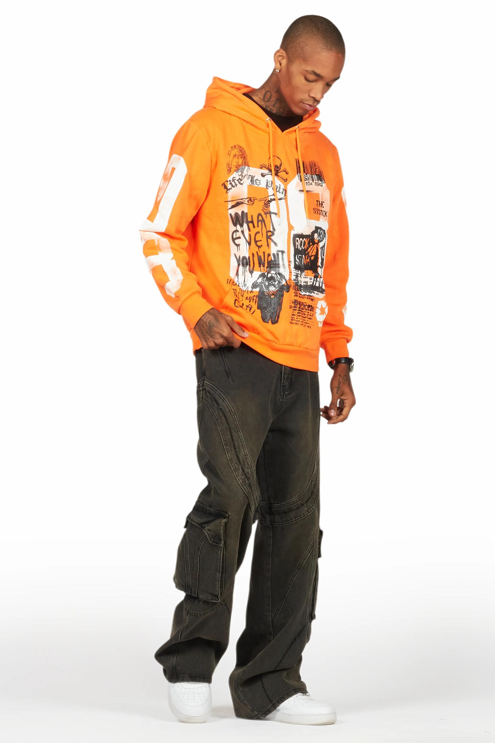 Denmot Dark Grey Baggy Fit Jean Male Product Image