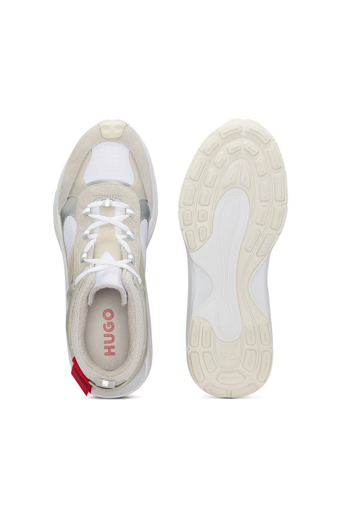 Running trainers with suede and mesh Product Image