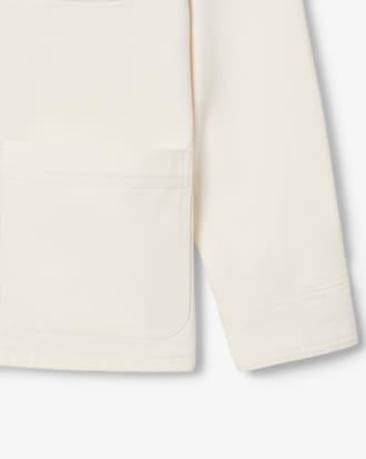 Heavy Cotton Denim Overshirt Jacket Product Image